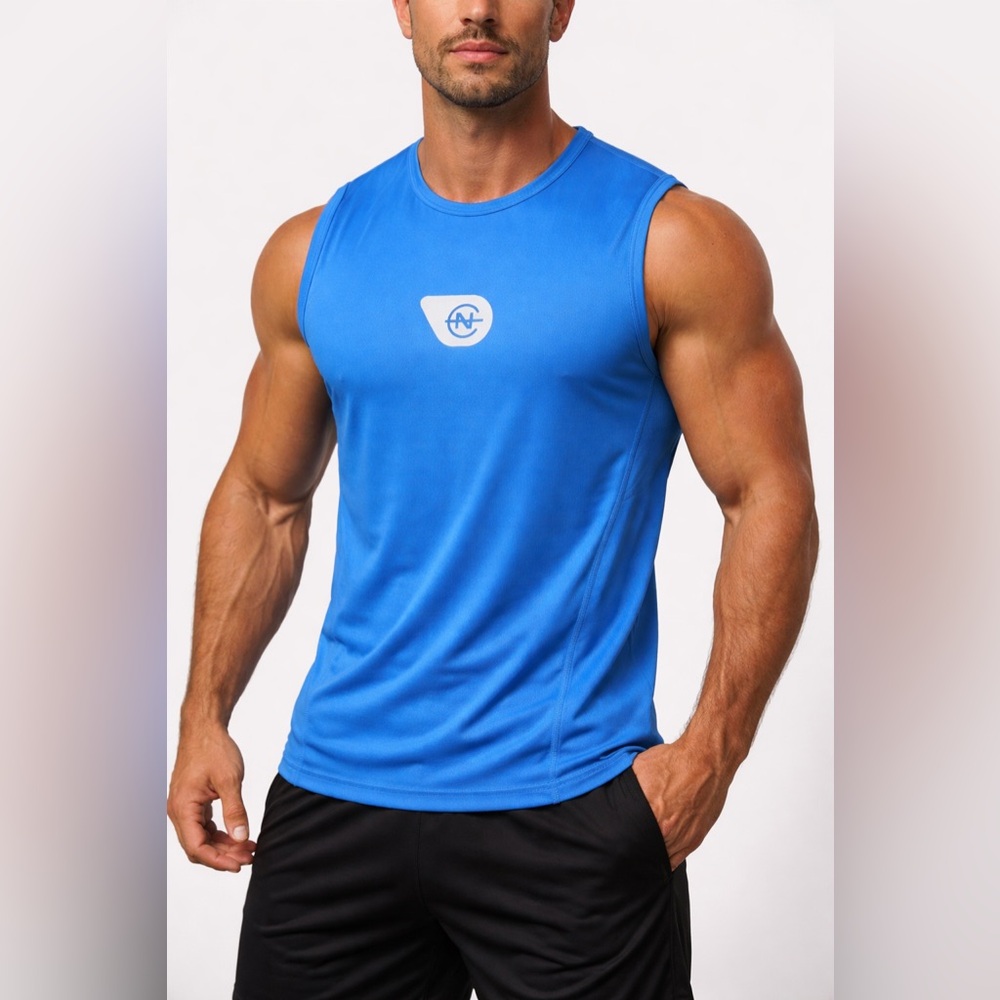 NAUTICA Men’s Sleeveless performance tank shirt Medium